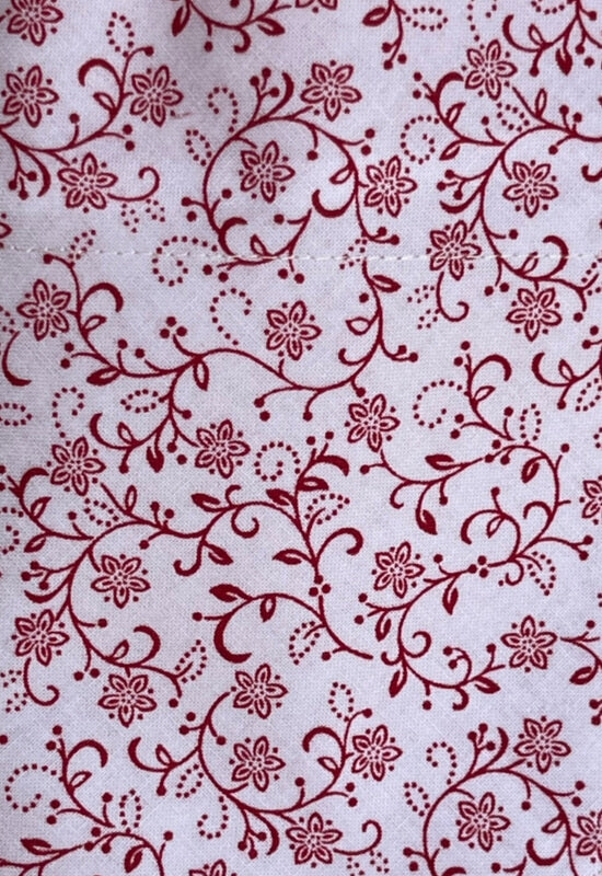 Red Ditsy Floral dog bandana