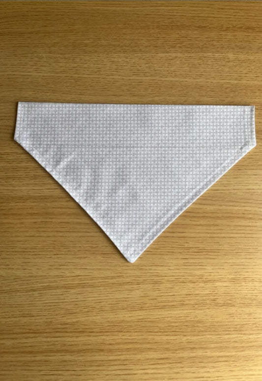 Light Gray Window to My Heart dog bandana