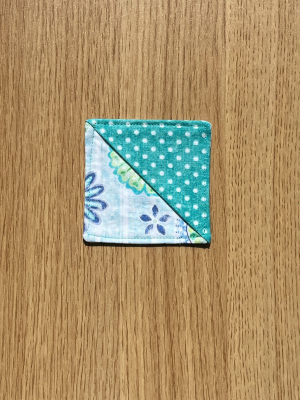 Turquoise Polka Dot Corner Bookmark