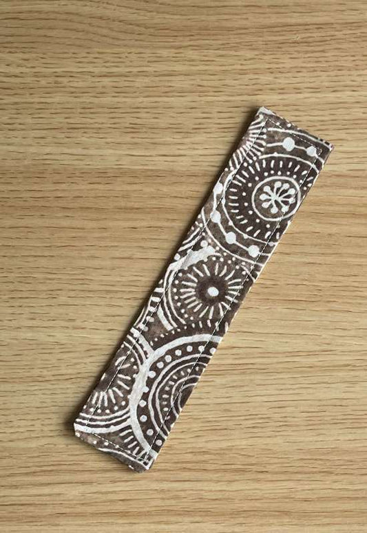 Brown and Cream Medallion Bookmark