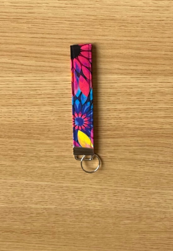 Kaleidoscope Dream wristlet keychain