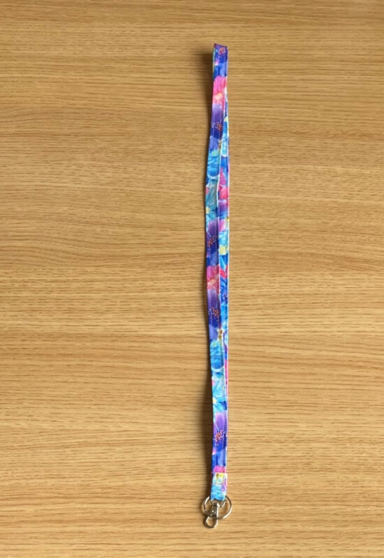 Fuchsia Blossom lanyard