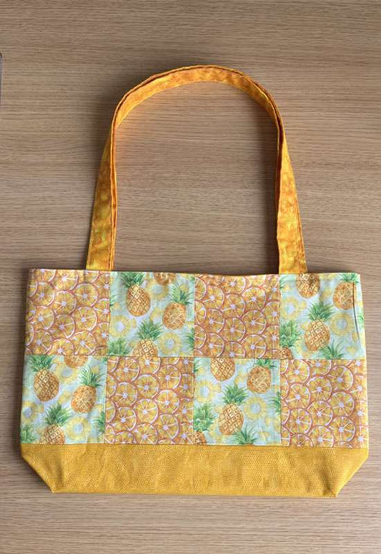 Pineapple Patchwork Tote