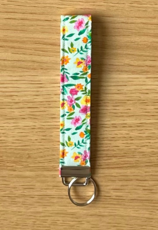 Spring Dreamscape wristlet keychain