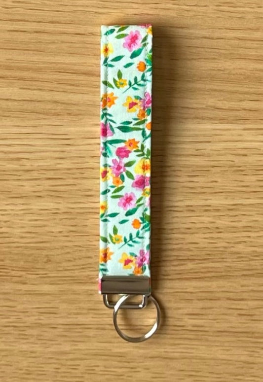 Spring Dreamscape wristlet keychain