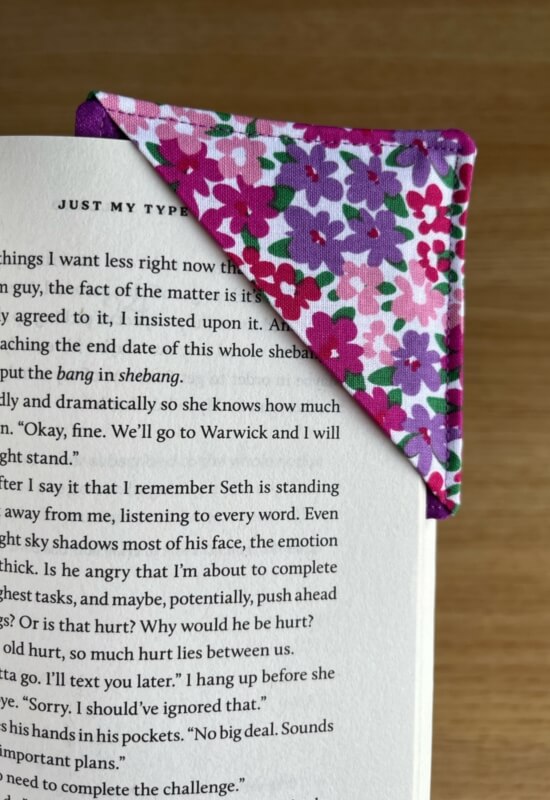 Spring in Bloom corner bookmark