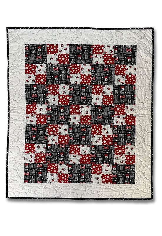 Minnie Mouse Baby Quilt