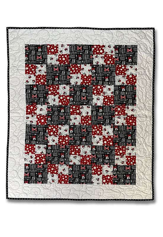 Minnie Mouse Baby Quilt