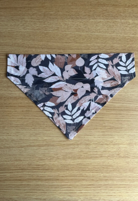 Leaf Print Dog Bandana