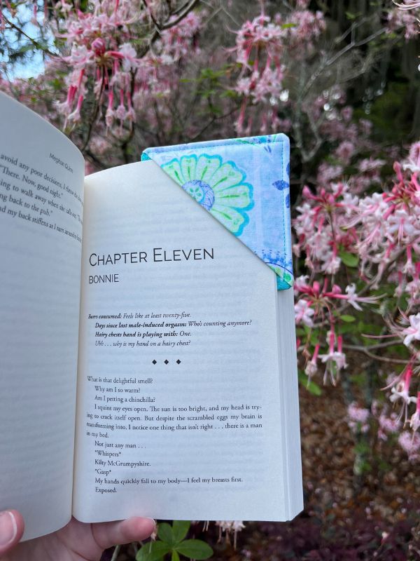 Turquoise Garden Breeze Corner Bookmark
