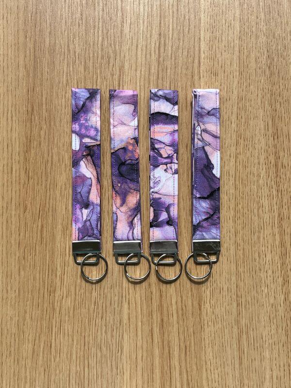 Amethyst Mist Wristlet Keychain