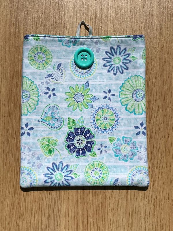 Turquoise Garden Breeze Book Sleeve