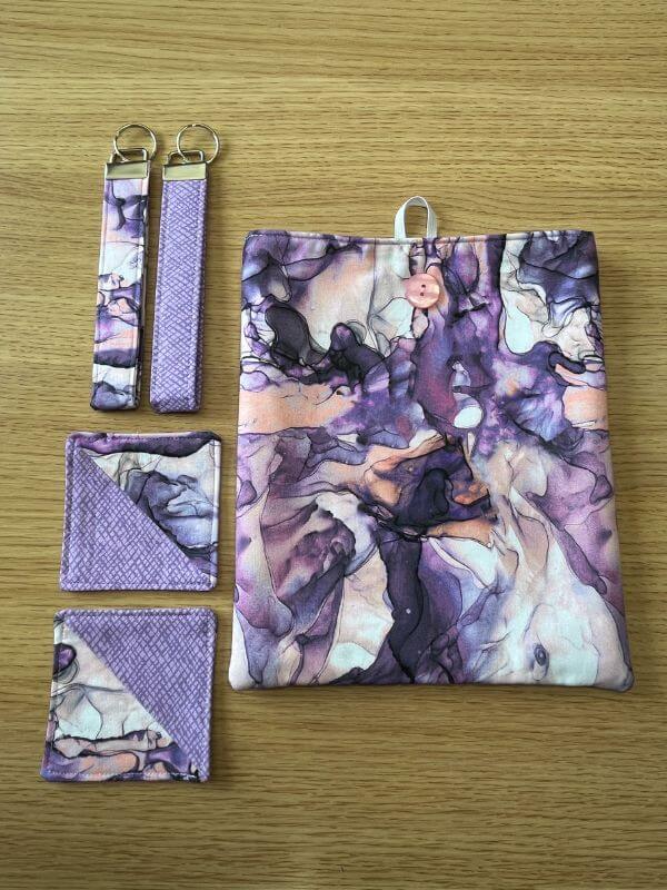 Amethyst Mist Wristlet Keychain