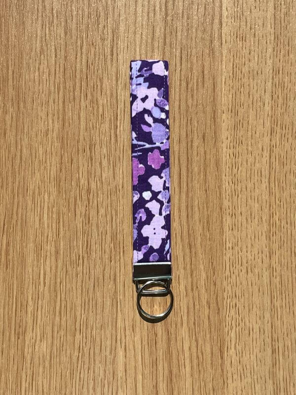Violet Meadow Wristlet Keychain