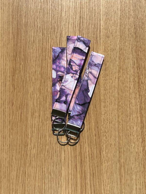 Amethyst Mist Wristlet Keychain
