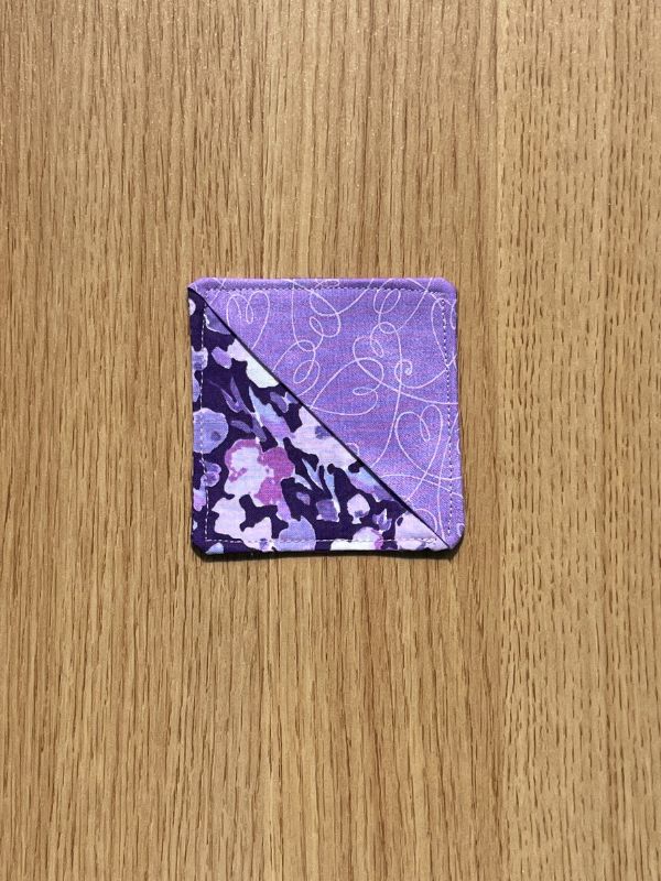 Lavender Hearts Doddle Corner Bookmark