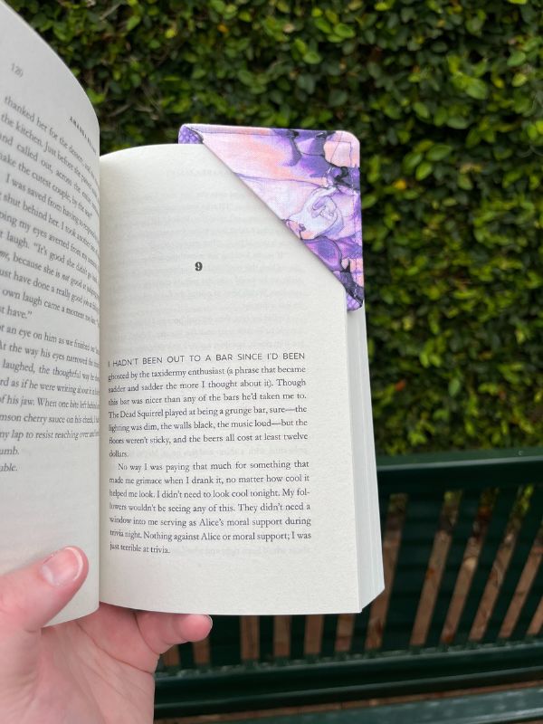 Amethyst Mist Corner Bookmark