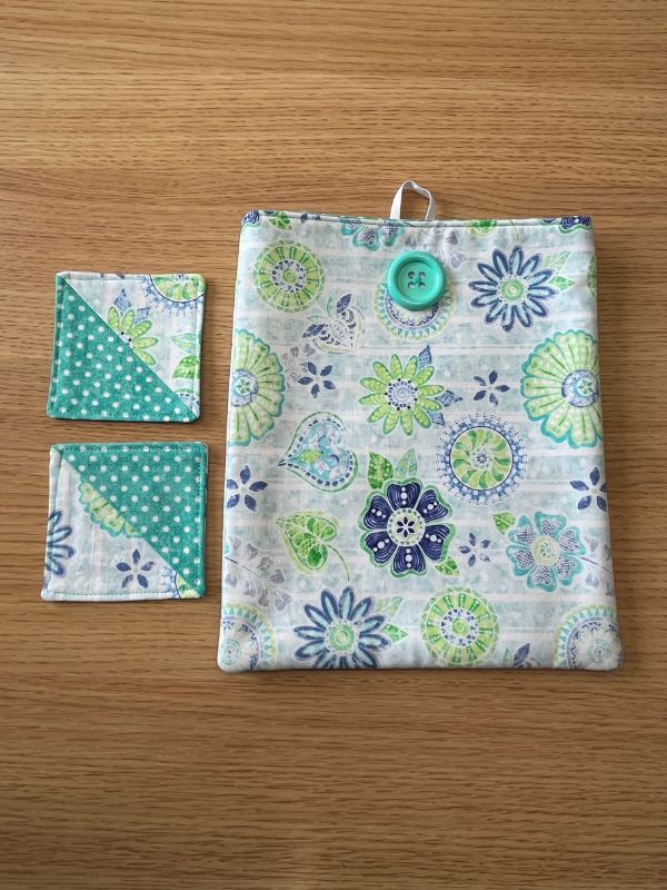 Turquoise Garden Breeze Book Sleeve