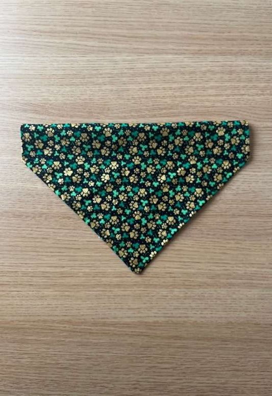 Shamrocks & Paw Prints Dog Bandana