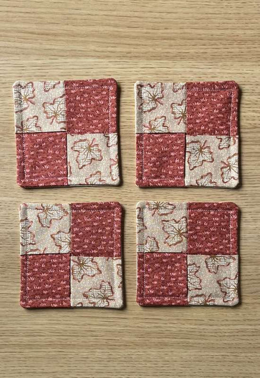 Fall Leaves Coaster Set