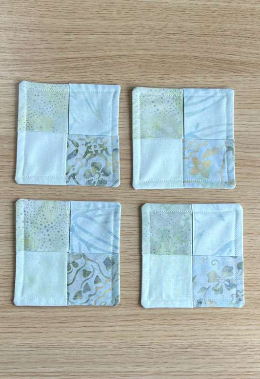 Pale Mint Coaster Set