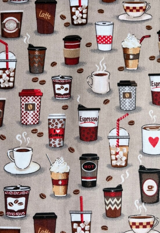 Cutie Coffee Cups Book Sleeve