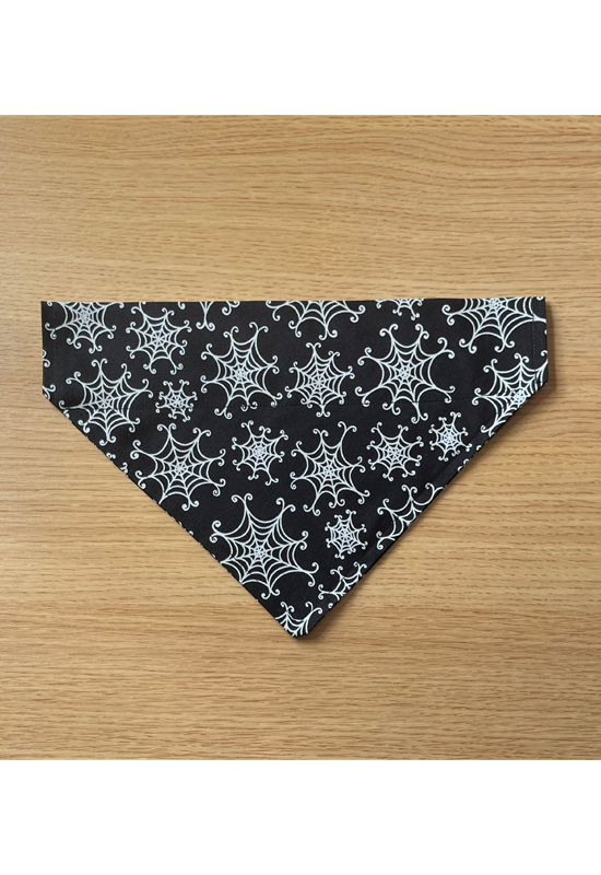 Spider Web Dog Bandana (glow-in-the-dark)