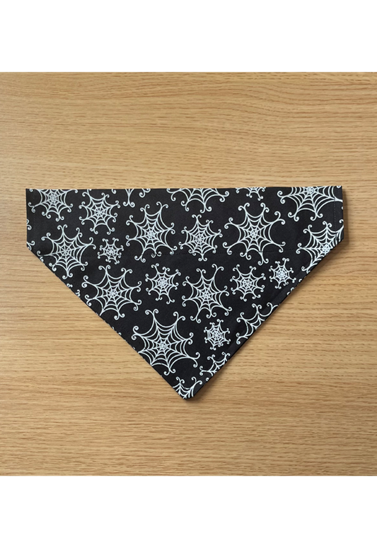 Spider Web Dog Bandana (glow-in-the-dark)