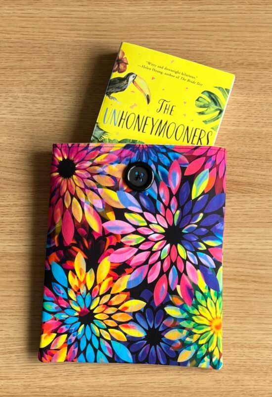 Kaleidoscope Dream Book Sleeve w/ Black Button