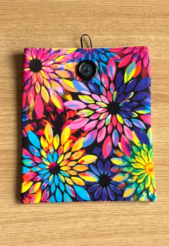 Kaleidoscope Dream Book Sleeve w/ Black Button