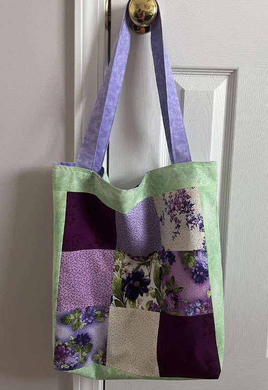 Lavender & Mint Patchwork Tote