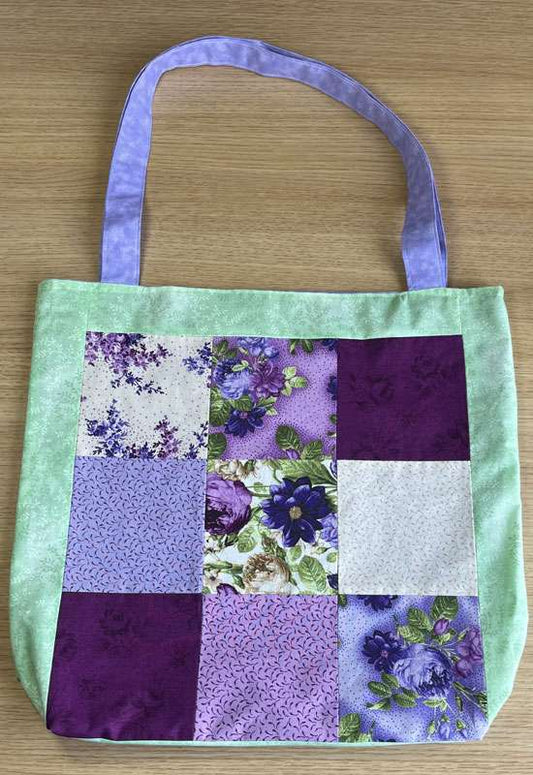 Lavender & Mint Patchwork Tote