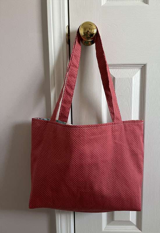 Pink, Blue, & Cream Patchwork Tote