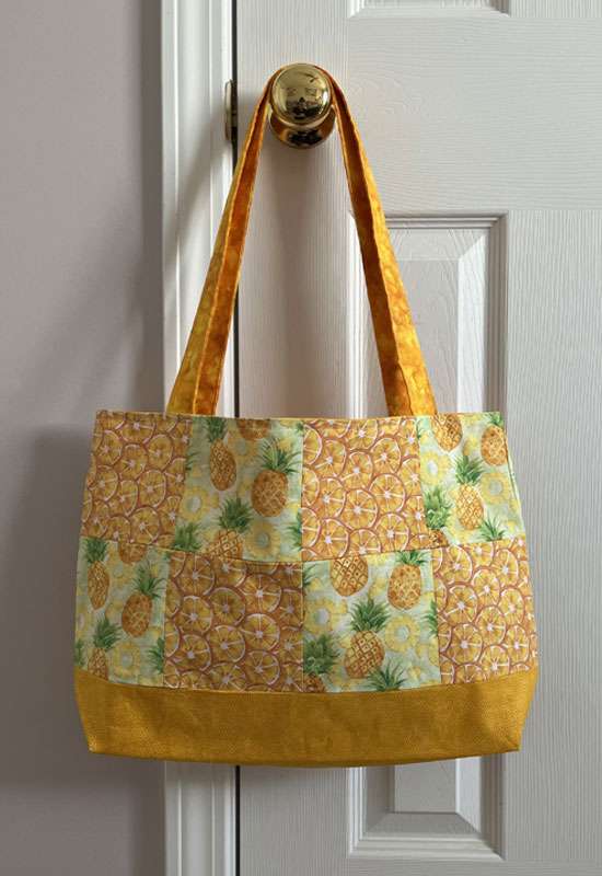 Pineapple Patchwork Tote