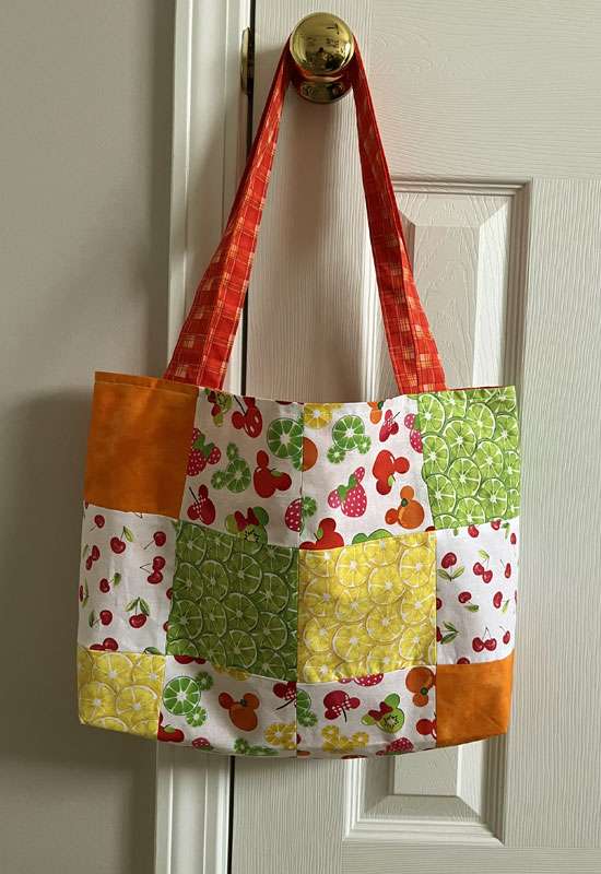 Disney Citrus Patchwork Tote