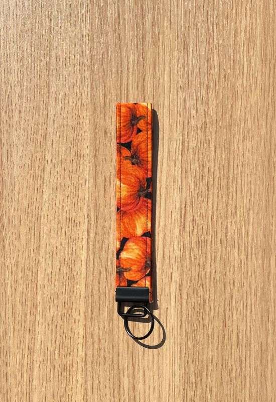 Pumpkin Wristlet Keychain