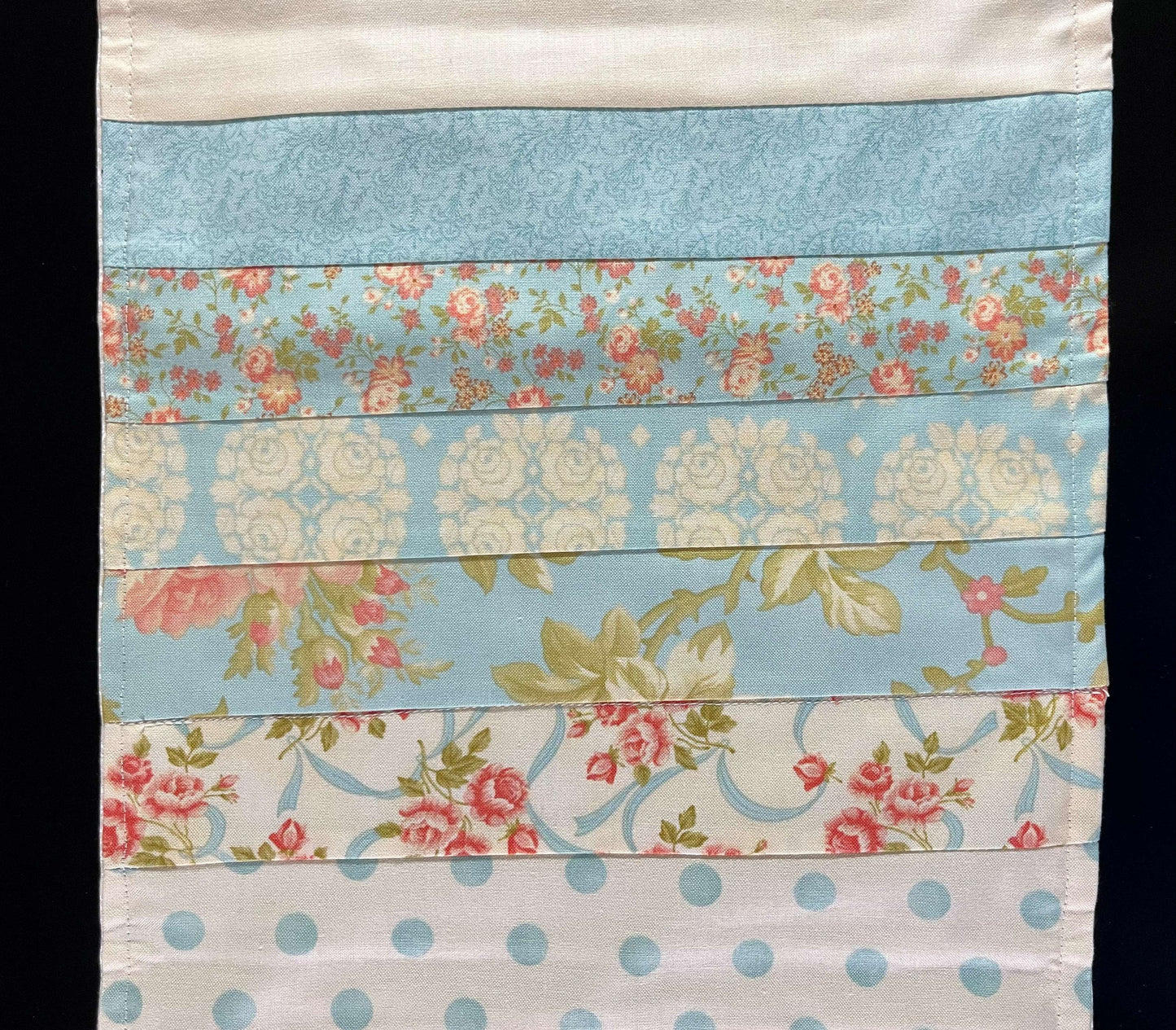 Pastel Country Colors Table Runner