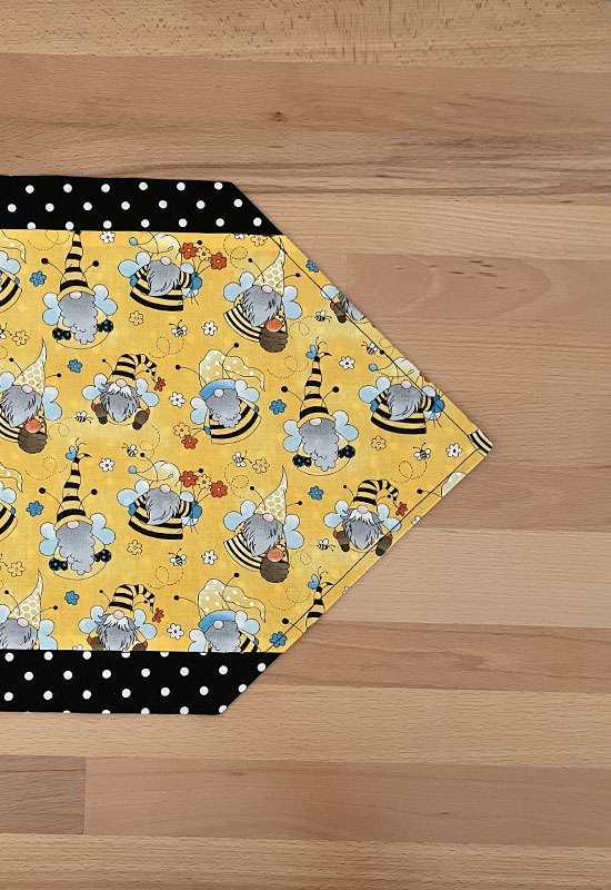 Honey Bee Gnomes Table Runner