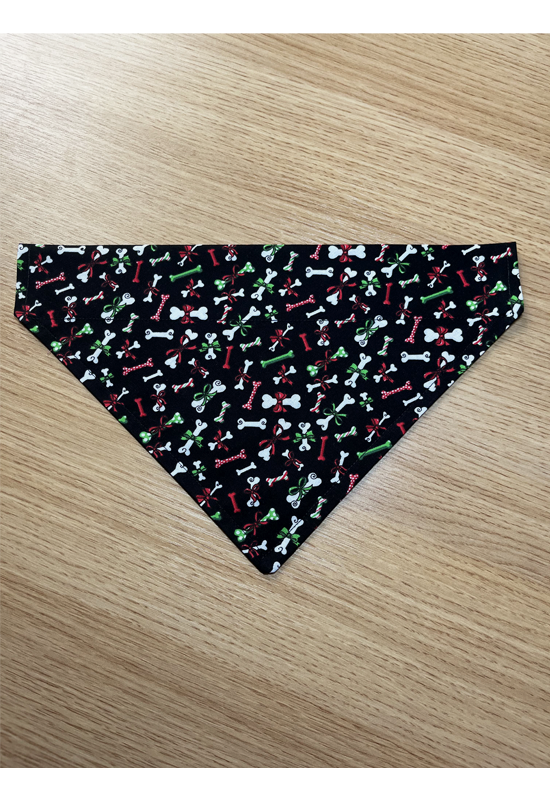 Holiday Dog Bones Dog Bandana