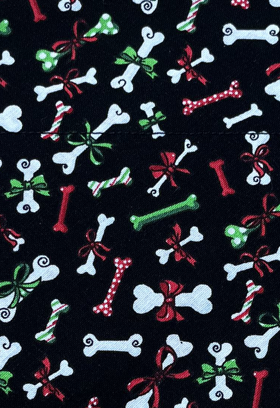 Holiday Dog Bones Dog Bandana