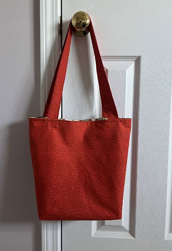 Little Orange Flowers Busy Bag Tote