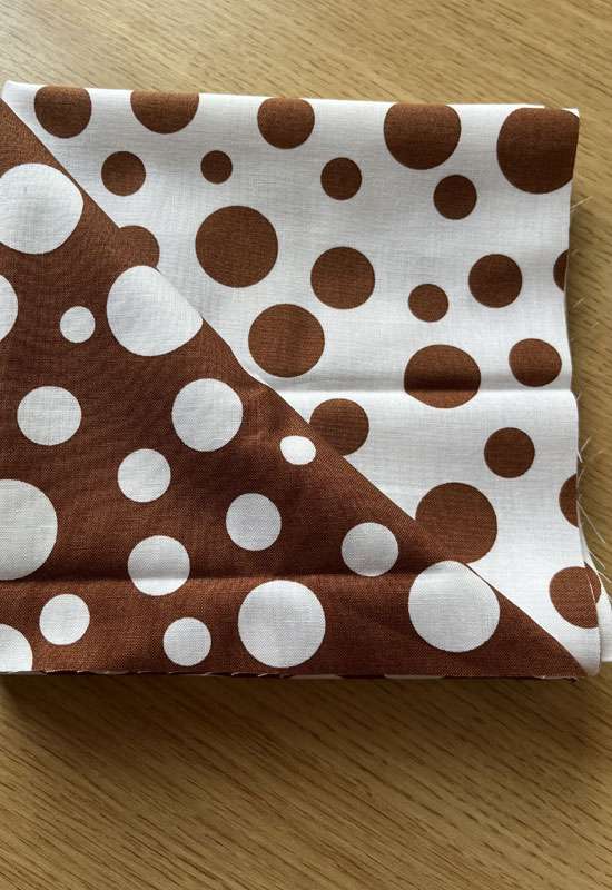 Brown & White Polka Dot Busy Bag Tote