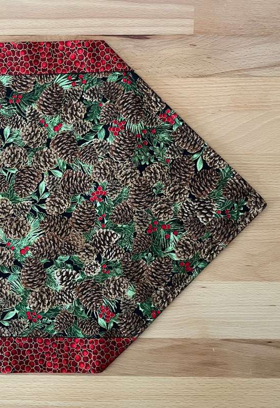 Pinecones Table Runner