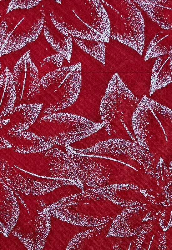 Red Poinsettia Dog Bandana