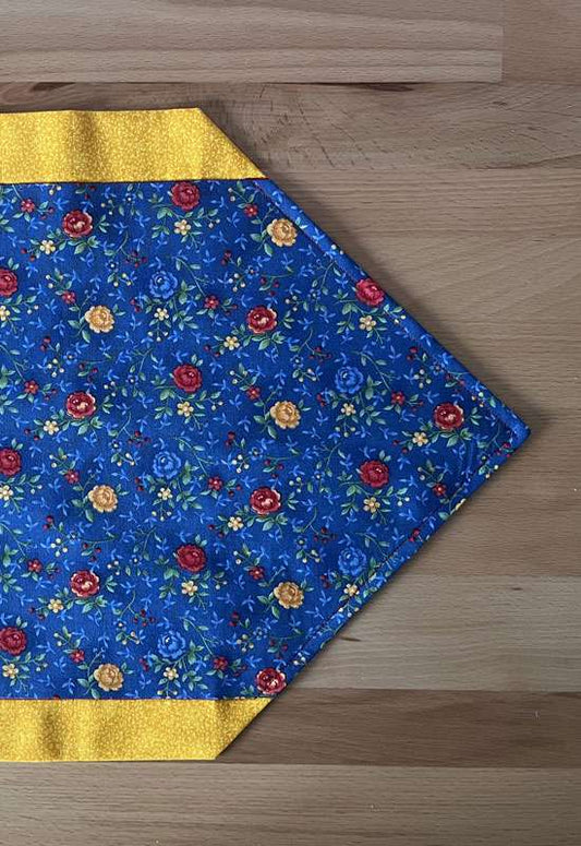 Red, Yellow, & Blue Floral Table Runner